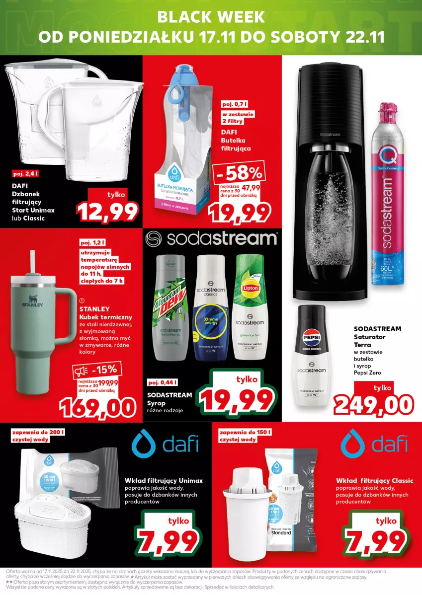 Gazetka promocyjna Kaufland - Kaufland - ważna 13.11 do 19.11.2025 - strona 13 - produkty: Dzbanek, Dzbanek filtrujący, Ice tea, Pepsi, Piwo, Syrop, Wkład filtrujący