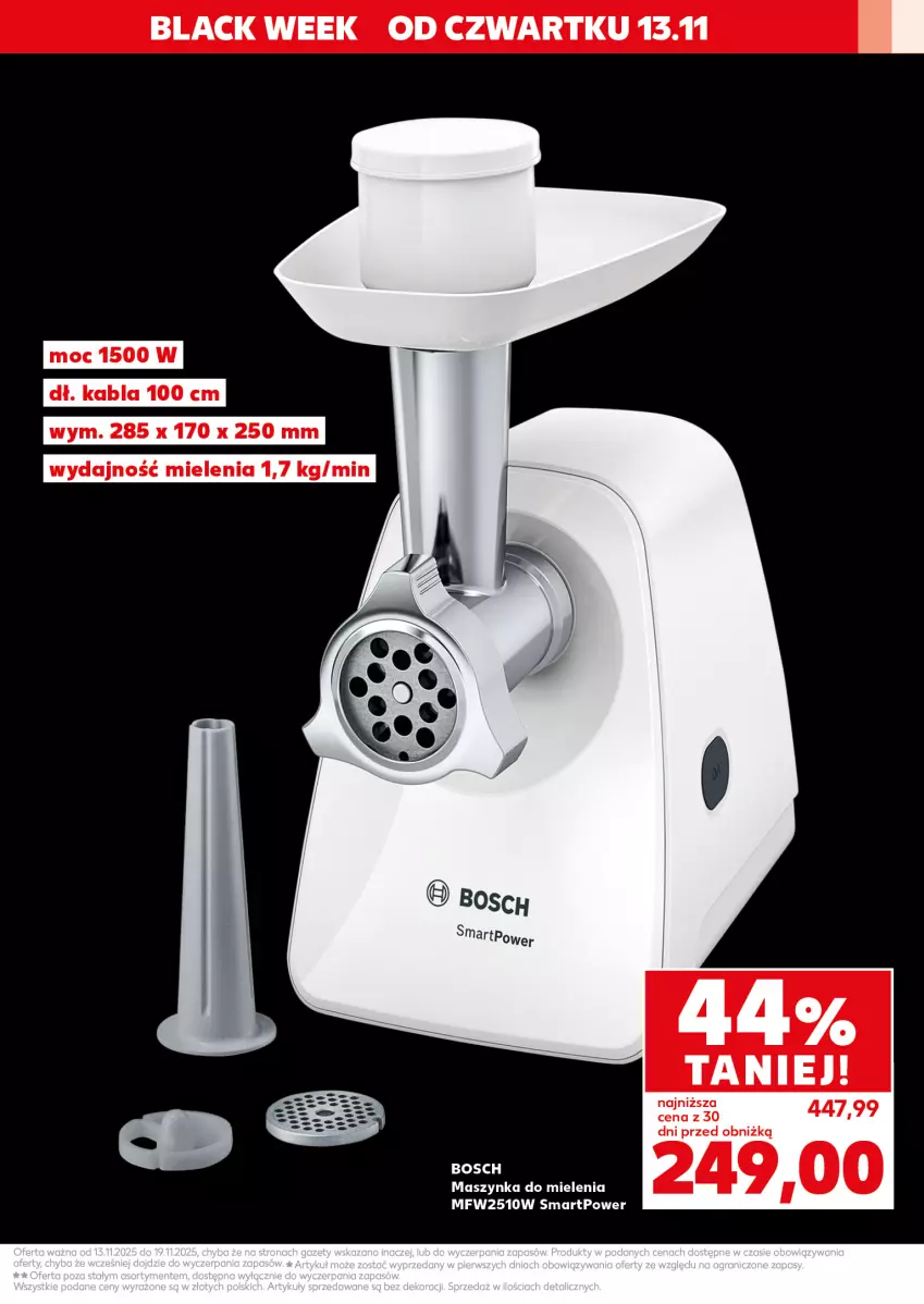 Gazetka promocyjna Kaufland - Kaufland - ważna 13.11 do 19.11.2025 - strona 3 - produkty: Lack, Maszynka, Maszynka do mielenia, Szynka