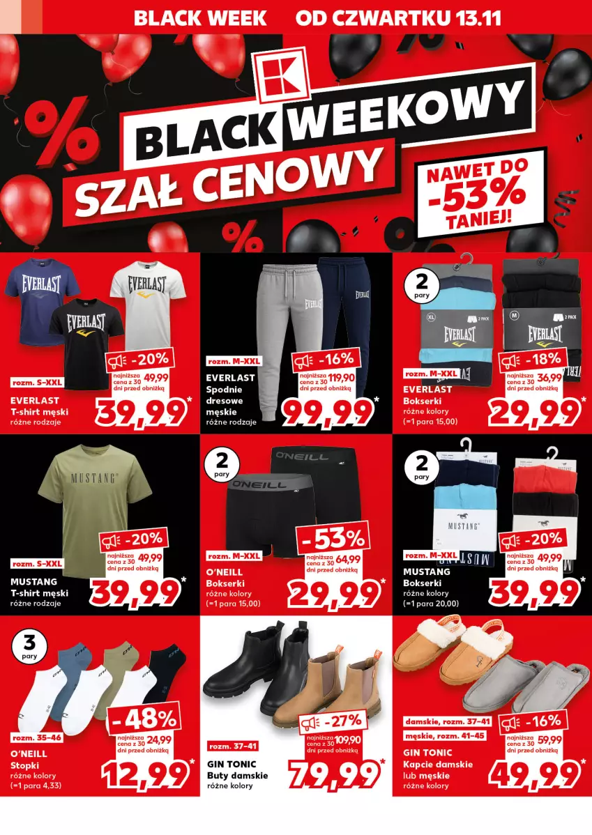 Gazetka promocyjna Kaufland - Kaufland - ważna 13.11 do 19.11.2025 - strona 4 - produkty: Bokserki, Buty, Gin, Kapcie, Lack, Mus, Ser, Spodnie, T-shirt, Top, Tusz