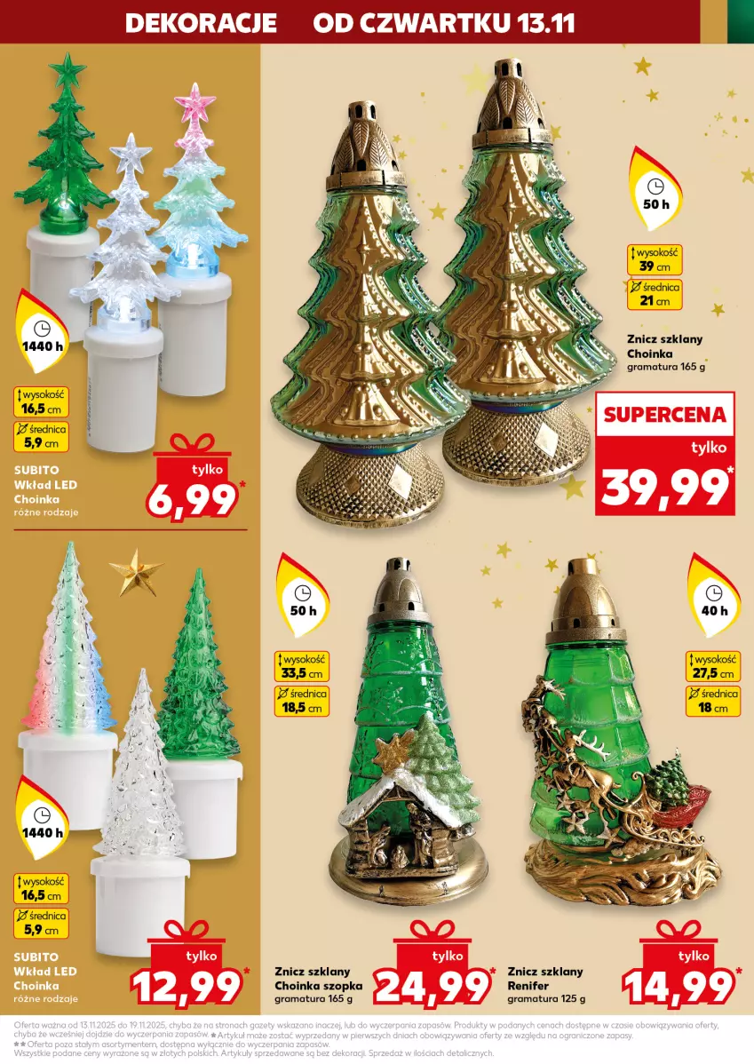 Gazetka promocyjna Kaufland - Kaufland - ważna 13.11 do 19.11.2025 - strona 55 - produkty: Choinka, Gra, Inka, Rama, Renifer, Sok, Znicz