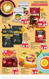 Gazetka promocyjna Kaufland - OFERTA TYGODNIA - Gazetka - ważna od 06.04 do 06.04.2022 - strona 33 - produkty: Nescafé, Kawa rozpuszczalna, Kawa ziarnista, Kawa mielona, Kawa, Lipton, Teekanne, Jacobs, Tassimo, Herbata, Herbata owocowa