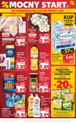 Gazetka promocyjna Kaufland - OFERTA TYGODNIA - Gazetka - ważna od 06.04 do 06.04.2022 - strona 56 - produkty: Piec, Kurczak, Domestos, Warzywa, Kawa rozpuszczalna, Pur, Do mycia naczyń, Parówki, Beskidzki, Bonduelle, Primavera, Kawa, Płyn do mycia naczyń, Tusz, Velvet, LANA, Prima, Morliny, Jacobs Velvet, Płyn do mycia, Jacobs, Woda, Waga, Olej, Berlinki, Mleko