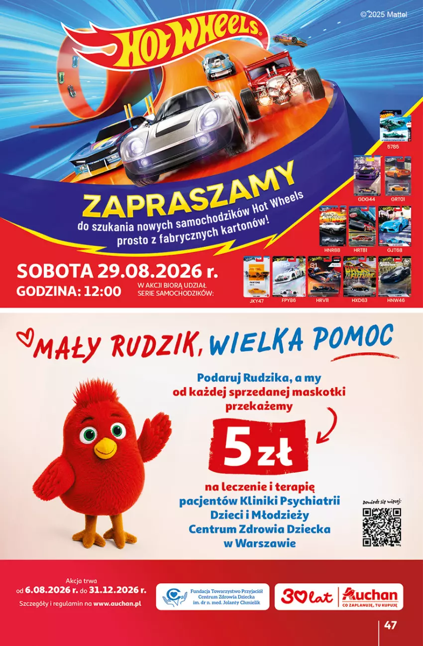 Gazetka promocyjna Auchan - 30 Lat Hipermarket - ważna 27.08 do 02.09.2026 - strona 47 - produkty: Chia, Dzieci, Rum