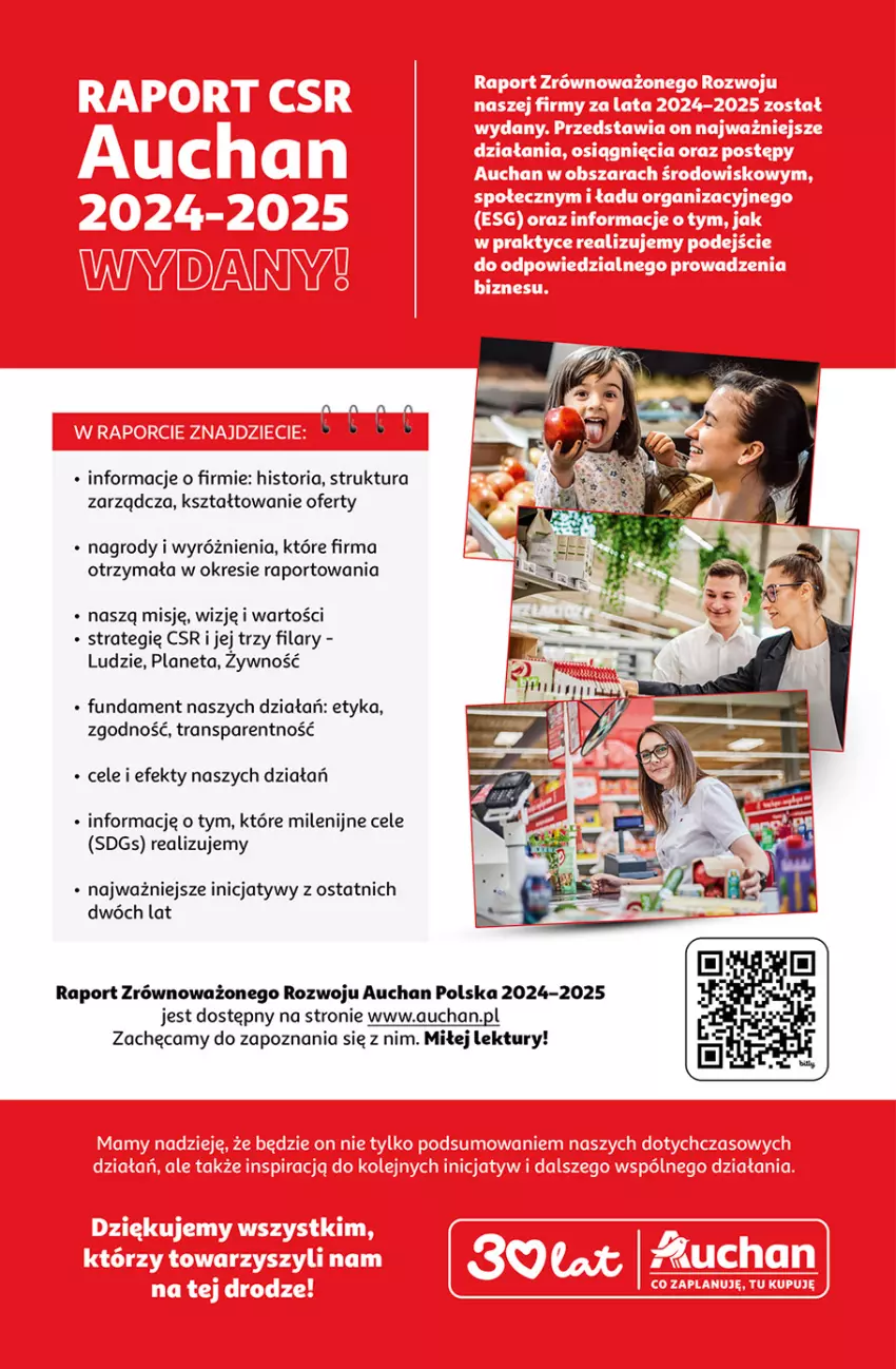 Gazetka promocyjna Auchan - 30 Lat Hipermarket - ważna 27.08 do 02.09.2026 - strona 48 - produkty: Por, Tran