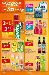 Gazetka promocyjna Auchan - 30 Lat Hipermarket - Gazetka - ważna od 02.09 do 02.09.2026 - strona 34 - produkty: Nałęczowianka, Por, Mus, Ice tea, Syrop, Kubuś, Woda, Napój, Herbapol, Hortex