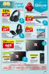 Gazetka promocyjna Auchan - 30 Lat Hipermarket - Gazetka - ważna od 02.09 do 02.09.2026 - strona 45 - produkty: LED TV, Gra, Telefon, Pendrive, Słuchawki, Soundbar, Tarka, Słuchawki bezprzewodowe, Mysz, HD ready, Subwoofer, Latarka