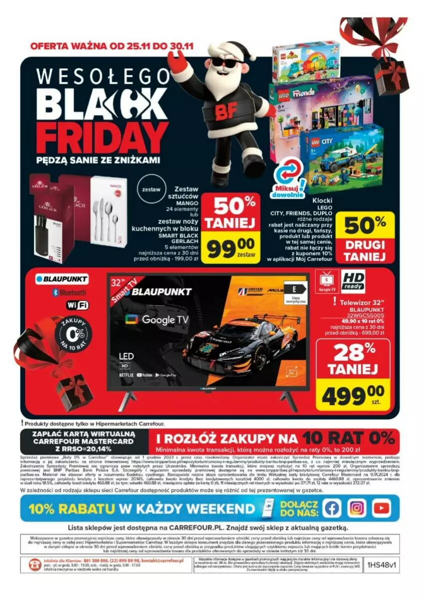 Gazetka promocyjna Carrefour - ważna 25.11 do 30.11.2024 - strona 35 - produkty: LEGO, LEGO City, Mango, Noż, Zestaw sztućców