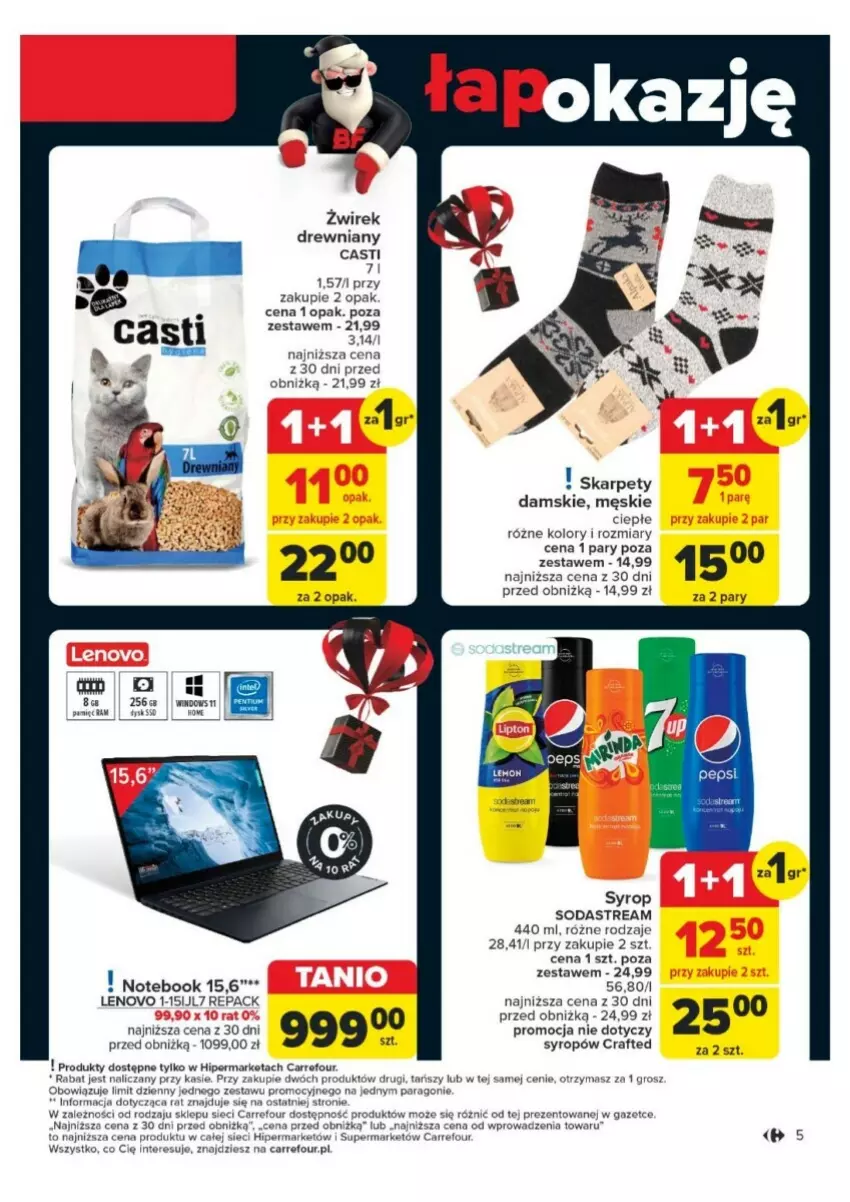 Gazetka promocyjna Carrefour - ważna 25.11 do 30.11.2024 - strona 41 - produkty: Karp, Lenovo, Notebook, Syrop