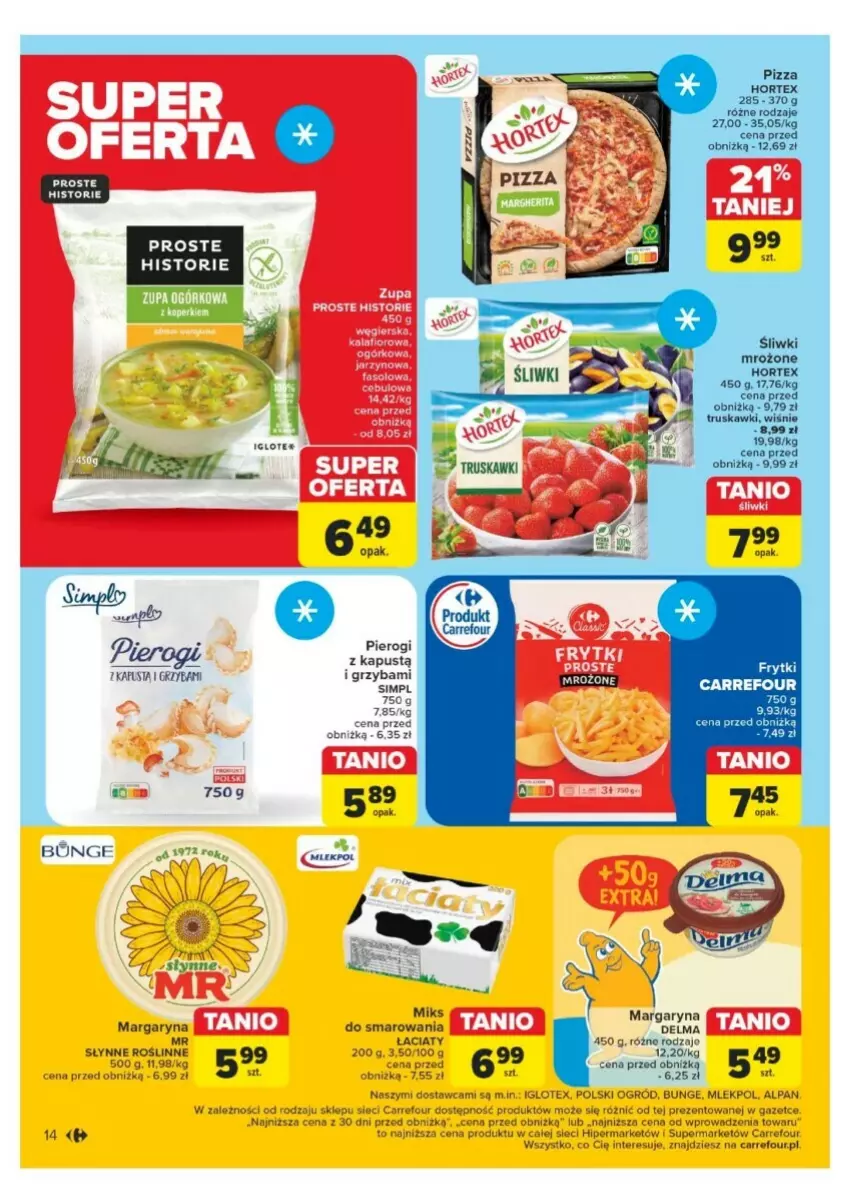 Gazetka promocyjna Carrefour - ważna 25.11 do 30.11.2024 - strona 6 - produkty: Delma, Margaryna, Słynne