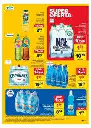 Gazetka promocyjna Carrefour - Gazetka - ważna od 30.11 do 30.11.2024 - strona 18 - produkty: Mus, Pepsi, Lipton, Napój izotoniczny, Szyna, Woda mineralna, Woda, Napój, Cisowianka, Herbapol