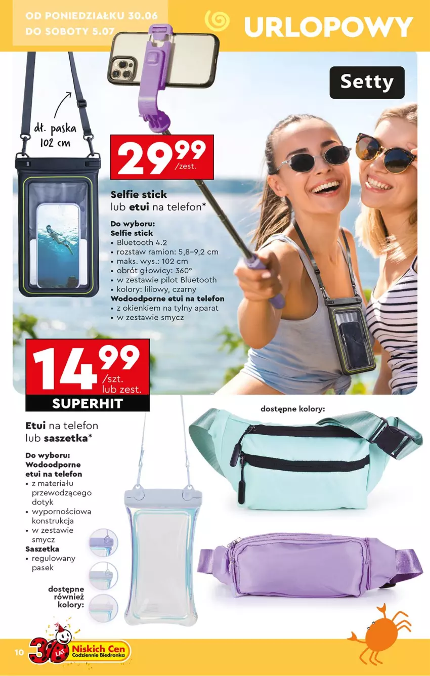 Gazetka promocyjna Biedronka - Okazje Tygodnia - ważna 30.06 do 12.07.2025 - strona 12 - produkty: Pasek, Por, Smycz, Telefon