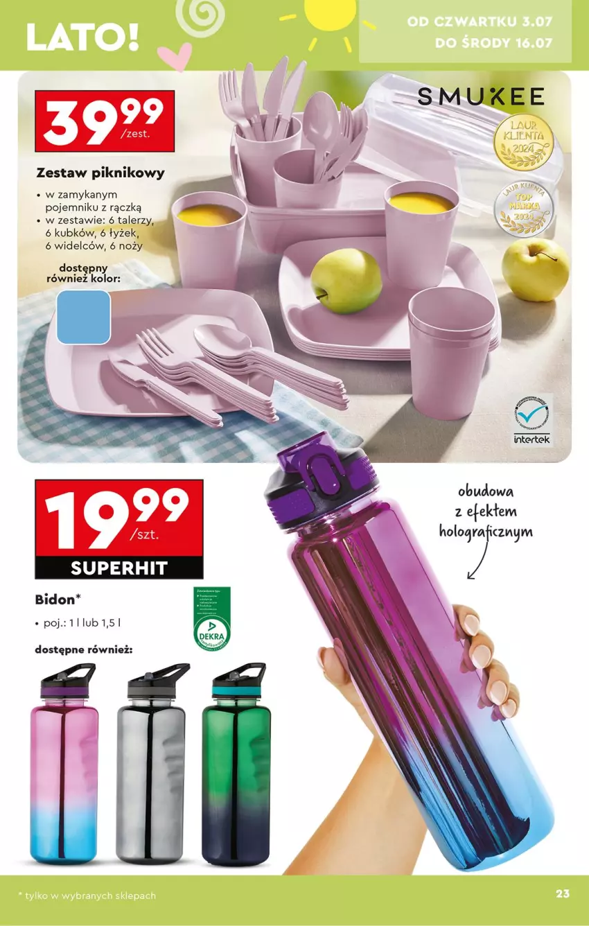 Gazetka promocyjna Biedronka - Okazje Tygodnia - ważna 30.06 do 12.07.2025 - strona 25 - produkty: Noż, Pojemnik, Ryż, Talerz