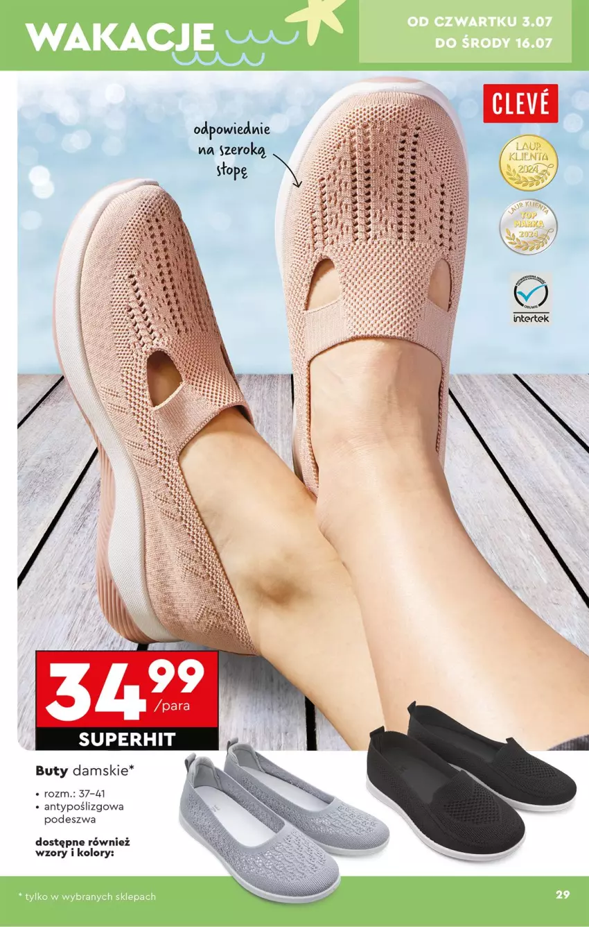 Gazetka promocyjna Biedronka - Okazje Tygodnia - ważna 30.06 do 12.07.2025 - strona 31 - produkty: Buty