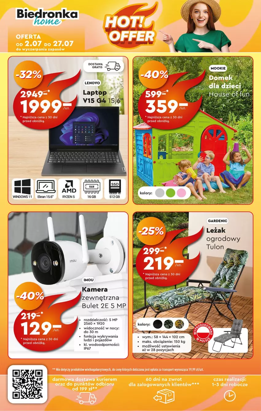 Gazetka promocyjna Biedronka - Okazje Tygodnia - ważna 30.06 do 12.07.2025 - strona 34 - produkty: Fa, Gra, Lenovo, Pojazd