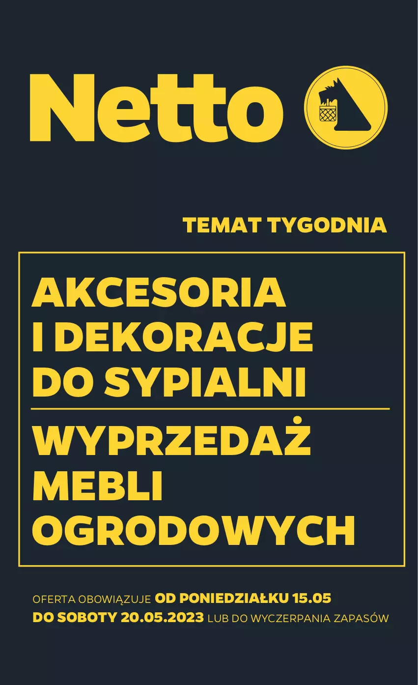 Gazetka promocyjna Netto - Akcesoria i dodatki - ważna 15.05 do 20.05.2023 - strona 1