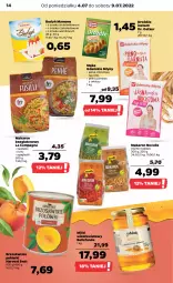 Gazetka promocyjna Netto - Artykuły spożywcze - Gazetka - ważna od 09.07 do 09.07.2022 - strona 14 - produkty: Drożdże, Makaron, Bell, Dr. Oetker, Spaghetti, Mąka, Miód, Rurki, Brzoskwinie, Bella, Budyń