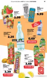 Gazetka promocyjna Netto - Artykuły spożywcze - Gazetka - ważna od 09.07 do 09.07.2022 - strona 15 - produkty: Sok, Mus, Napój energetyczny, LANA, Tymbark, Owoce, Kubuś, Woda, Napój, Nektar, Grejpfrut