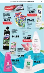 Gazetka promocyjna Netto - Artykuły spożywcze - Gazetka - ważna od 09.07 do 09.07.2022 - strona 17 - produkty: Domestos, Mydło w płynie, Biały Jeleń, Zawieszka do wc, Bref, Dezodorant, Air Wick, Pasta do zębów, Dove, Odplamiacz, Odświeżacz powietrza, Vanish, Mydło, Colgate, LG, Fa