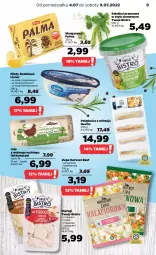 Gazetka promocyjna Netto - Artykuły spożywcze - Gazetka - ważna od 09.07 do 09.07.2022 - strona 9 - produkty: Polędwica, Sałatka, Pierogi, Kalafior, Sos, Zupa, Jaja, Kosz, Palma, Sałat, Margaryna, Kapustą, Mintaj, Jaja z wolnego wybiegu, Kokos, Lisner