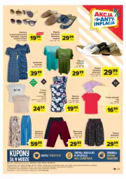 Gazetka promocyjna Carrefour - Gazetka Carrefour - Gazetka - ważna od 20.05 do 20.05.2023 - strona 29 - produkty: Klapki, Top, Kapcie, Szorty, Bermudy, Klej, T-shirt, Spodnie, Sukienka