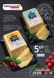 Gazetka promocyjna Intermarche - Gazetka Intermarche - Gazetka - ważna od 12.10 do 12.10.2022 - strona 1 - produkty: Maasdam, Cheddar, Ser, Noż