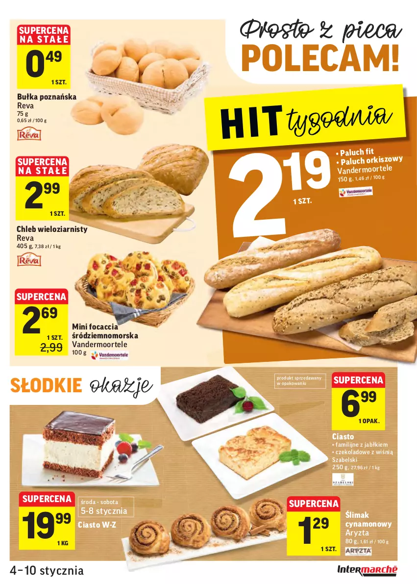 Gazetka promocyjna Intermarche - 4 Stycznia - ważna 04.01 do 10.01.2022 - strona 11 - produkty: Bułka, Chleb, Chleb wieloziarnisty, Fa, Focaccia, Piec