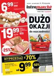 Gazetka promocyjna Intermarche - 4 Stycznia - Gazetka - ważna od 10.01 do 10.01.2022 - strona 1 - produkty: Piec, Duda, Ręcznik, Pieczarka, Schab pieczony