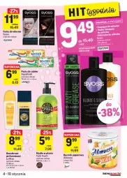 Gazetka promocyjna Intermarche - 4 Stycznia - Gazetka - ważna od 10.01 do 10.01.2022 - strona 27 - produkty: Mydło w płynie, Mus, Papier, Aquafresh, Dezodorant, Perfum, Pasta do zębów, Ręcznik, Szampon, Syoss, La Rive, Mydło, Suchy szampon, Farba do włosów, Fa