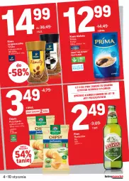 Gazetka promocyjna Intermarche - 4 Stycznia - Gazetka - ważna od 10.01 do 10.01.2022 - strona 3 - produkty: Piwo, Tchibo, Kawa rozpuszczalna, Namysłów, Chipsy, Kawa mielona, Kawa, Prima, Przysnacki