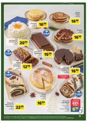 Gazetka promocyjna Carrefour - Gazetka Carrefour - Gazetka - ważna od 24.12 do 24.12.2022 - strona 7 - produkty: Piernik, Ser, Szarlotka, Makowiec, Babuni, Brownie