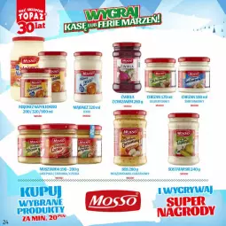 Gazetka promocyjna Topaz - Gazetka - Gazetka - ważna od 14.01 do 14.01.2024 - strona 24 - produkty: Chrzan, Majonez, Sos, Mus, Oleo, Musztarda