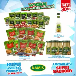 Gazetka promocyjna Topaz - Gazetka - Gazetka - ważna od 14.01 do 14.01.2024 - strona 25 - produkty: Chrzan, Mus, Gry, Kamis, Ocet, Musztarda