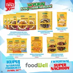 Gazetka promocyjna Topaz - Gazetka - Gazetka - ważna od 14.01 do 14.01.2024 - strona 32 - produkty: Gra, Ba!, Popcorn, Rodzynki, Granola, Bakalland