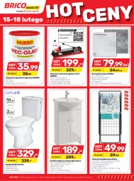 Gazetka promocyjna Bricomarche - Gazetka - Gazetka - ważna od 25.02 do 25.02.2023 - strona 4 - produkty: Kompakt WC, Por, Uchwyty, Venus, Szafka, Malibu, Szyna, Suszarka balkonowa, Suszarka, Gres, Lazur, Lakier