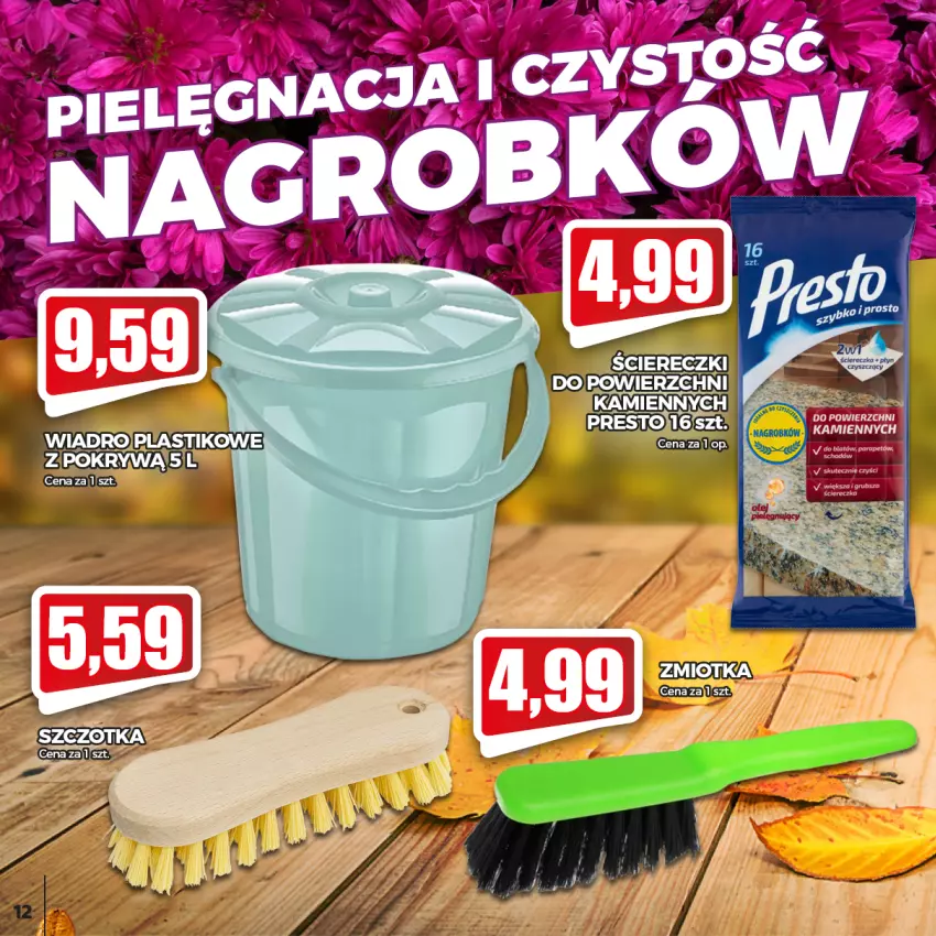 Gazetka promocyjna Topaz - Gazetka - ważna 14.10 do 10.11.2021 - strona 12 - produkty: Presto, Wiadro