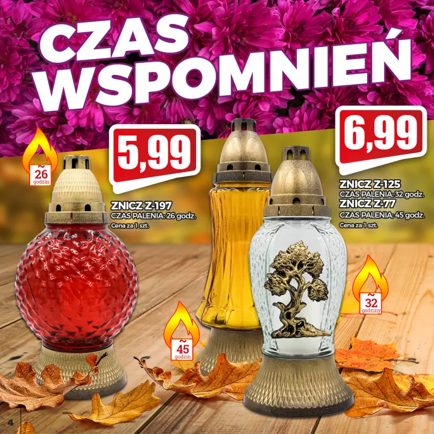 Gazetka promocyjna Topaz - Gazetka - ważna 14.10 do 10.11.2021 - strona 4 - produkty: Znicz