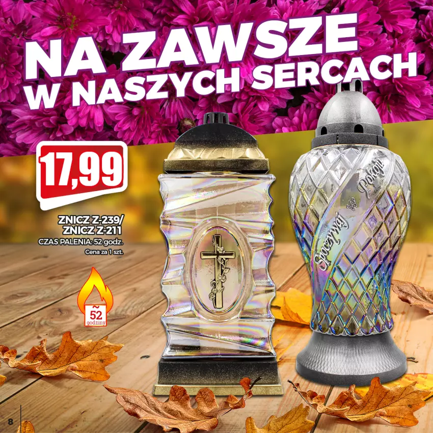 Gazetka promocyjna Topaz - Gazetka - ważna 14.10 do 10.11.2021 - strona 8 - produkty: Znicz