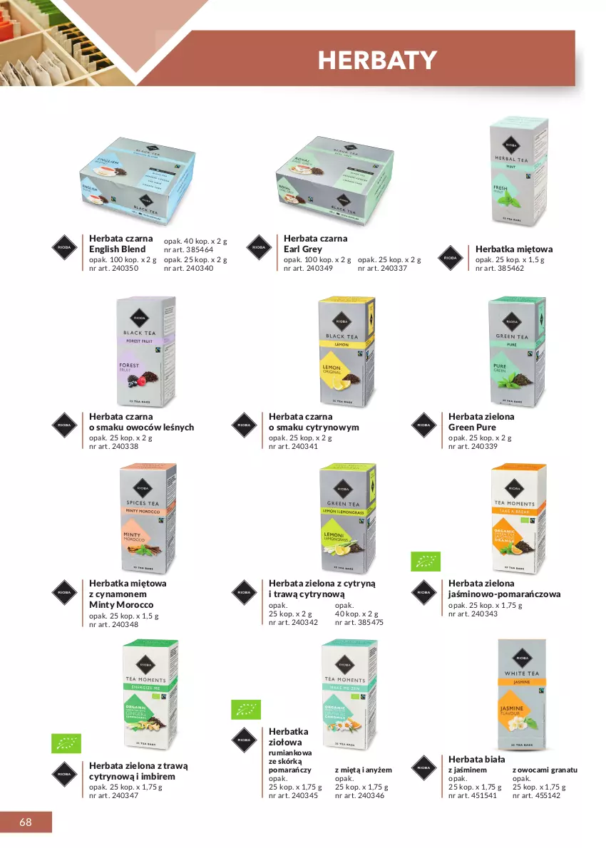 Gazetka promocyjna Makro - [Oferta specjalna] Katalog produktowy 2021 - ważna 01.06 do 31.12.2021 - strona 68 - produkty: Earl Grey, Gra, Granat, Herbata, Herbata czarna, Imbir, Pur, Rum