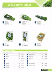 Gazetka promocyjna Makro - [Oferta specjalna] Katalog produktowy 2021 - Gazetka - ważna od 31.12 do 31.12.2021 - strona 5 - produkty: Pietruszka, Fasoli mung, Kolendra, Kiełki, Bazyl, Bazylia, Mięta, Fa