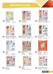 Gazetka promocyjna Makro - [Oferta specjalna] Katalog produktowy 2021 - Gazetka - ważna od 31.12 do 31.12.2021 - strona 63 - produkty: Kasza jaglana, Ryż, Gry, Kasza jęczmienna, LANA, Fasola, Groch, Kasza, Kasza gryczana, Ryż biały, Fa