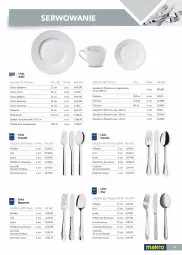 Gazetka promocyjna Makro - [Oferta specjalna] Katalog produktowy 2021 - Gazetka - ważna od 31.12 do 31.12.2021 - strona 75 - produkty: Ser, Talerz obiadowy, Bulion, Widelec, Salaterka, Lion, Talerz, Talerz deserowy, Filiżanka, Deser, Talerz głęboki