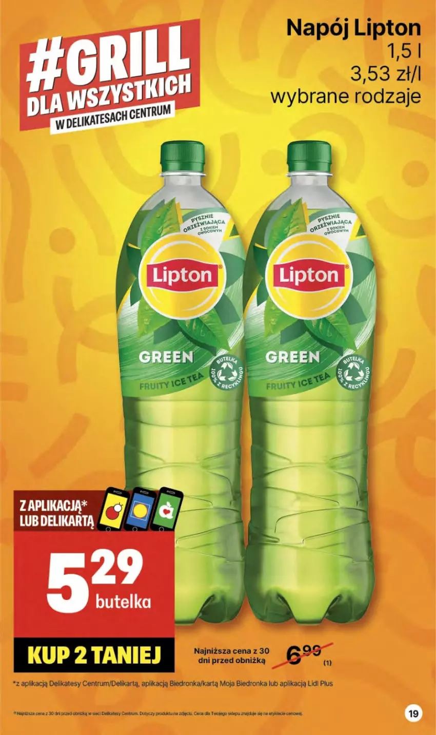 Gazetka promocyjna Delikatesy Centrum - NOWA GAZETKA Delikatesy Centrum od 9 maja! 9-15.05.2024 - ważna 09.05 do 15.05.2024 - strona 19 - produkty: Lipton, Napój, Rum