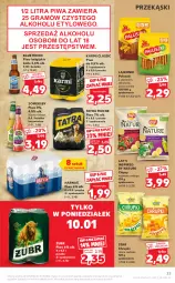 Gazetka promocyjna Kaufland - OFERTA TYGODNIA - Gazetka - ważna od 12.01 do 12.01.2022 - strona 33 - produkty: Piwa, Piwo, Lajkonik, Gra, Somersby, Chipsy, Chrupki, Tatra, Sezam, Karmi, Harnaś, LG