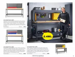 Gazetka promocyjna AJ Produkty - Biuro Przemysł Magazyn - Gazetka - ważna od 31.03 do 31.03.2021 - strona 49 - produkty: Stół warsztatowy, Sok, Por, Stół, Pojemnik, Szafka, Półka, Szyny