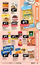Gazetka promocyjna Netto - Od Poniedziałku - Gazetka - ważna od 26.07 do 26.07.2025 - strona 15 - produkty: Orzechy włoskie, Ciastka, Nutella, Krakus, Ser, Pur, Mus, Cukier, Bułeczki, Chrupki, Konfitura, Herbatniki, Przysnacki, Ferrero, Bułeczki mleczne, Cukierki, Gala, Oreo, Krakuski