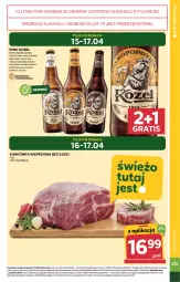 Gazetka promocyjna Stokrotka - Supermarket - Gazetka - ważna od 17.04 do 17.04.2024 - strona 5 - produkty: Piwa, Piwo, Warzywa, Por, Gra, Karkówka wieprzowa, Owoce, Mięso, Kozel