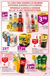 Gazetka promocyjna Auchan - Gazetka KORZYŚCI z kartą SKARBONKA Hipermarket Auchan - Gazetka - ważna od 08.02 do 08.02.2023 - strona 37 - produkty: Piwa, Piwo, Gra, Somersby, Tatra, Syrop, Napój