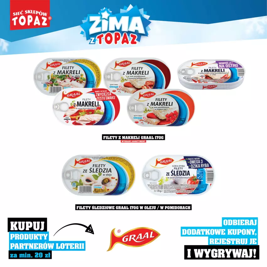 Gazetka promocyjna Topaz - Gazetka - ważna 01.12.2025 do 18.01.2026 - strona 26 - produkty: Fa, Gry, Ryba, Sos