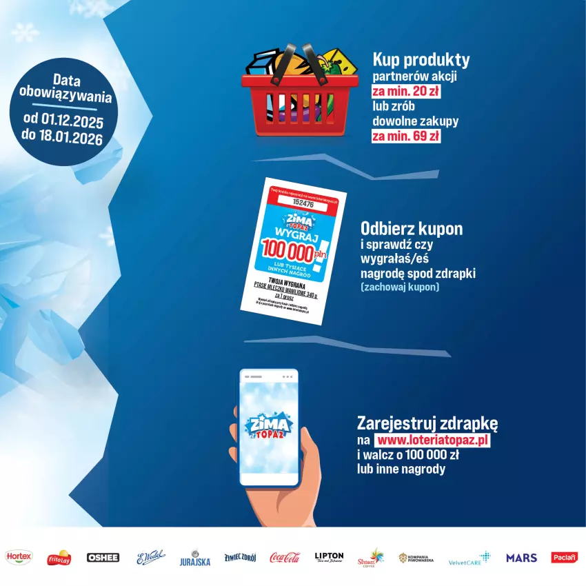Gazetka promocyjna Topaz - Gazetka - ważna 01.12.2025 do 18.01.2026 - strona 3 - produkty: Gra, Lipton, Top