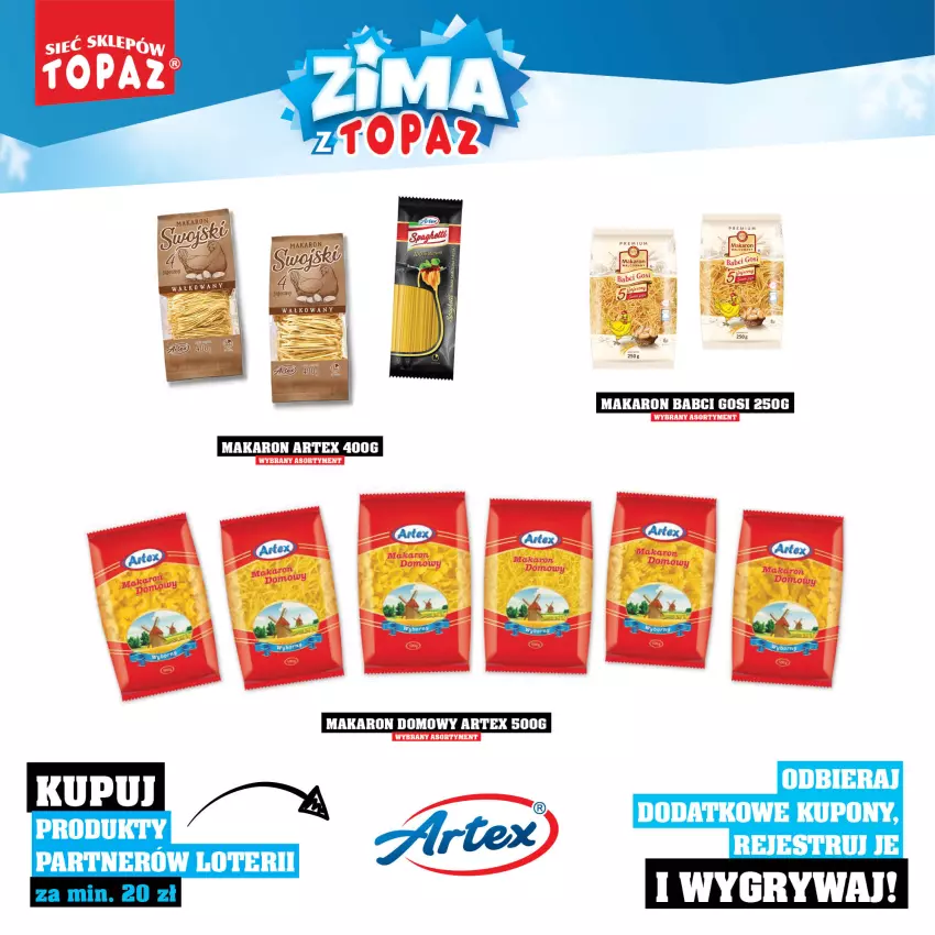 Gazetka promocyjna Topaz - Gazetka - ważna 01.12.2025 do 18.01.2026 - strona 32 - produkty: Gry, Makaron